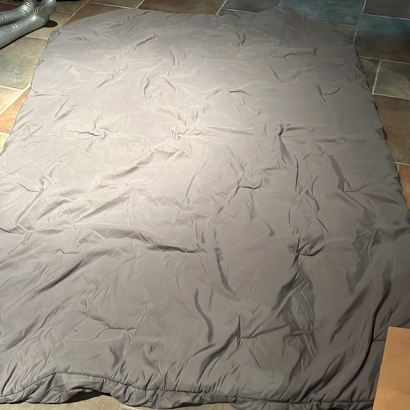 Twin XL Gray Grey.pleated comforter with sham dorm room bed college bedding - Picture 8 of 8